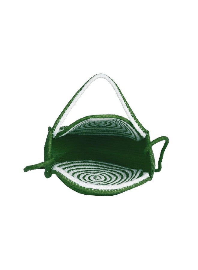 FABINALIV Green Geometric Braided Women Cotton Sling Bag (FLHB-1014-Green) - Image 5